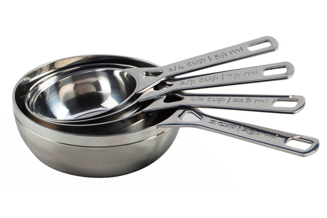 NWT) ALL CLAD Stainless Steel Measuring Spoons & Cups STANDARD 8