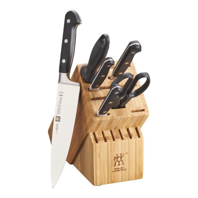 WIZEKA Knife Set, 2 Set of 15pcs NSF Certified 1.4116 German Steel Kitchen  Knife Set, Premium Knife Block Set in One Piece Design, Knives Set for