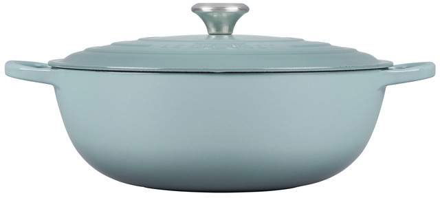 Le Creuset 2.75 qt. Shallow Round Dutch Oven ,Sea Salt