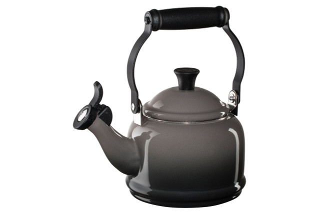 Wolfgang Puck Stainless Steel Petite Kettle and Tea Pot with Infuser - Ivory/Off White