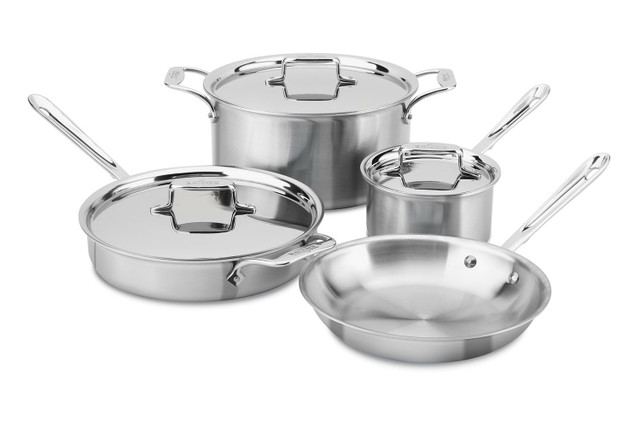 All-Clad d5 Brushed Stainless Steel 1.5 qt. Saucepan - Kitchen & Company