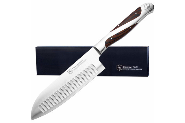 Hammer Stahl 8 Cleaver, German Forged High Carbon Steel Cutlery with  Quad-Tang Pakkawood Handle – Heritage Steel