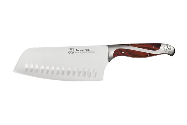  Hammer Stahl Steak Knives Set Of 4, High Carbon German Steel  Kitchen Knife Set, Stainless Steel Knife Set With Ergonomic Quad-Tang  Pakkawood Handle