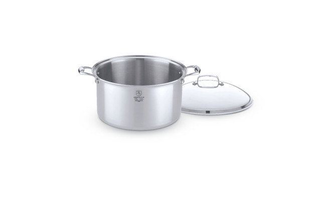 Heritage Steel Titanium Series 12 Quart Stock Pot, 5-Ply Clad Stainless  Steel Cookware with 316Ti, Made in USA