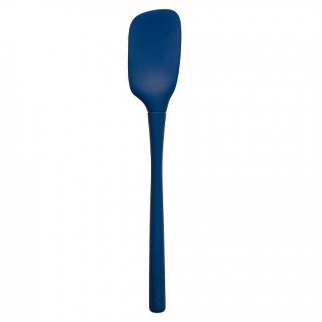 Tovolo Flex-Core Stainless Steel Handled Spoonula - Charcoal