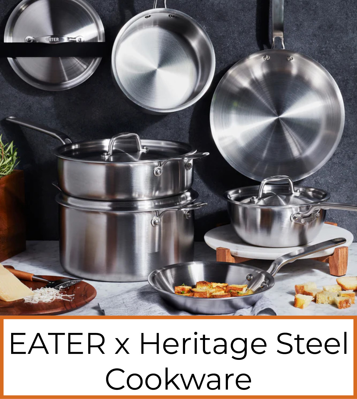 EATER x Heritage Steel Cookware