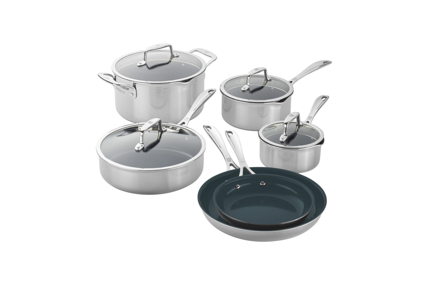 Calphalon - Classic 10-Piece Cookware Set - Stainless Steel