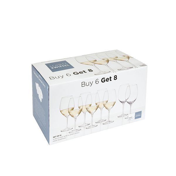 Schott Zwiesel Cru Classic White Wine Glasses Set Of 8 