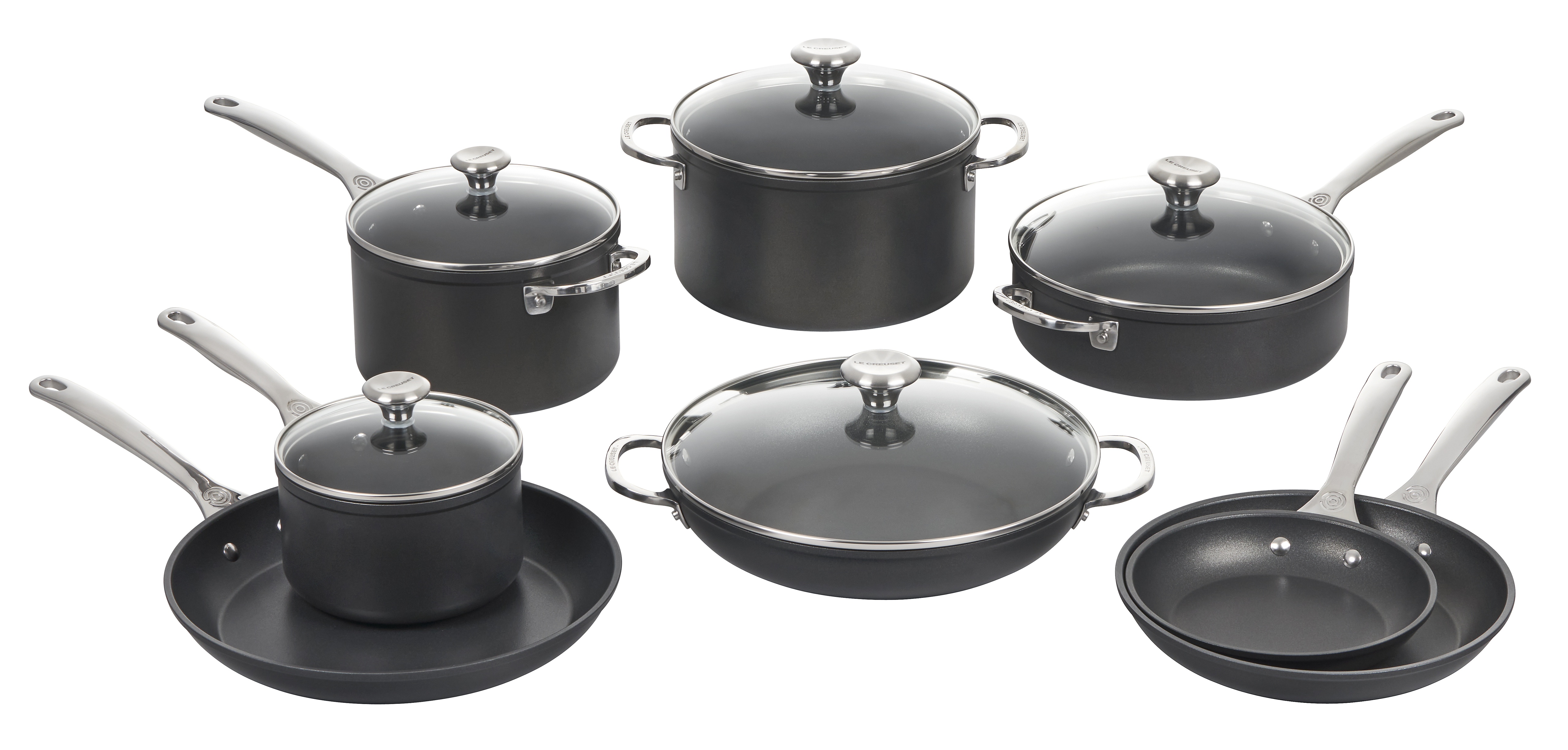 Le Creuset 10-Piece Cookware Set | Toughened Nonstick Pro