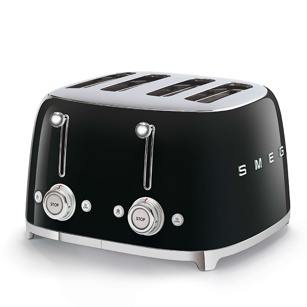 SMEG 4 Slice Long Slot 50s Retro Style Toaster - Stone Empire Fabrication