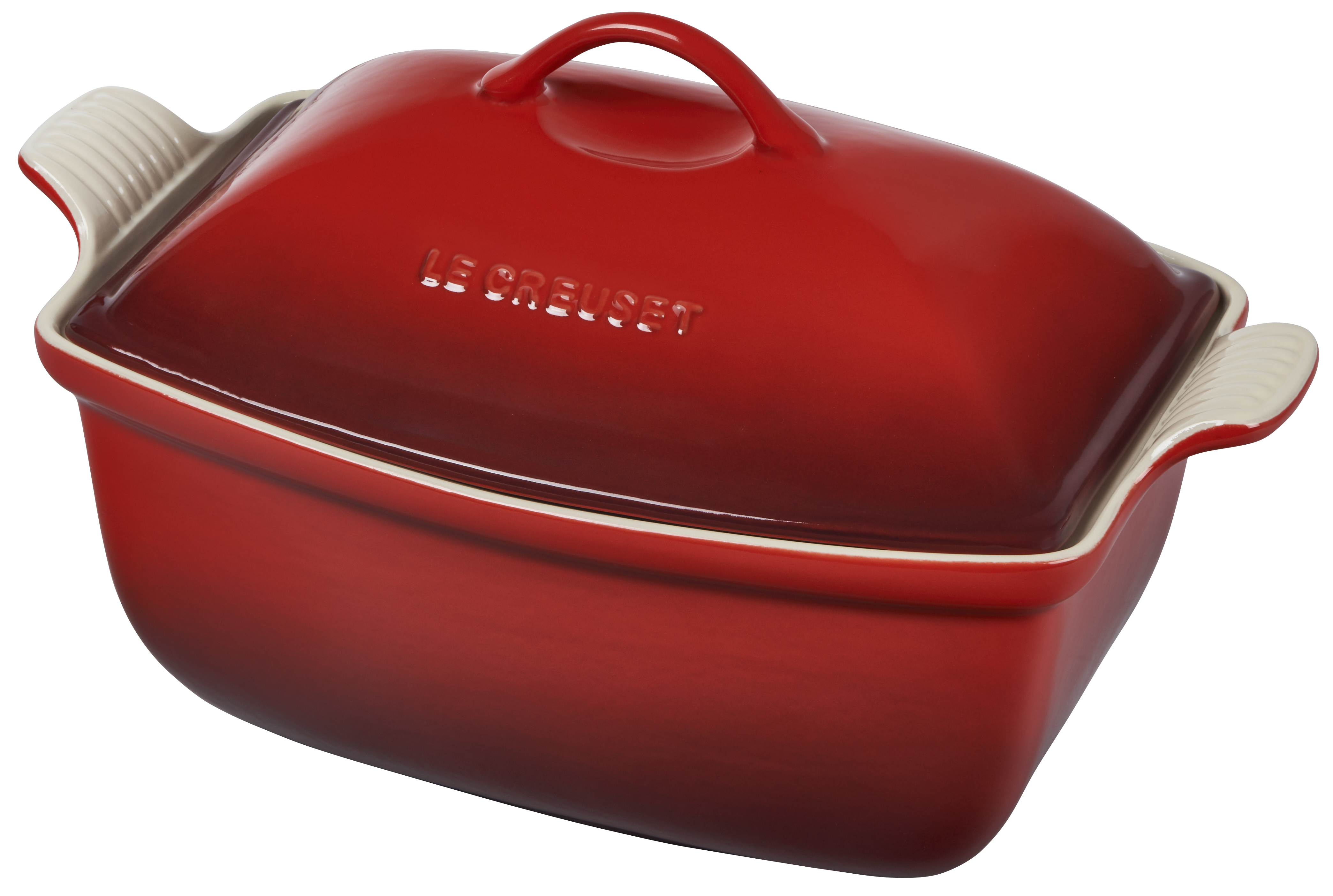 Le Creuset Eiffel Tower Collection 3.5 Quart Covered Rectangular Casserole Cerise