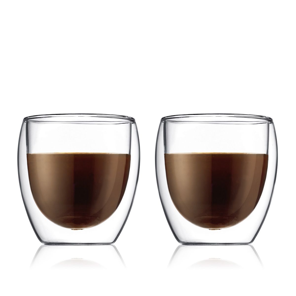 Bodumダブルウォール・ステンレスボウル、by C. Jorgensen Bodum Pavina Set of 2 8oz. Glasses