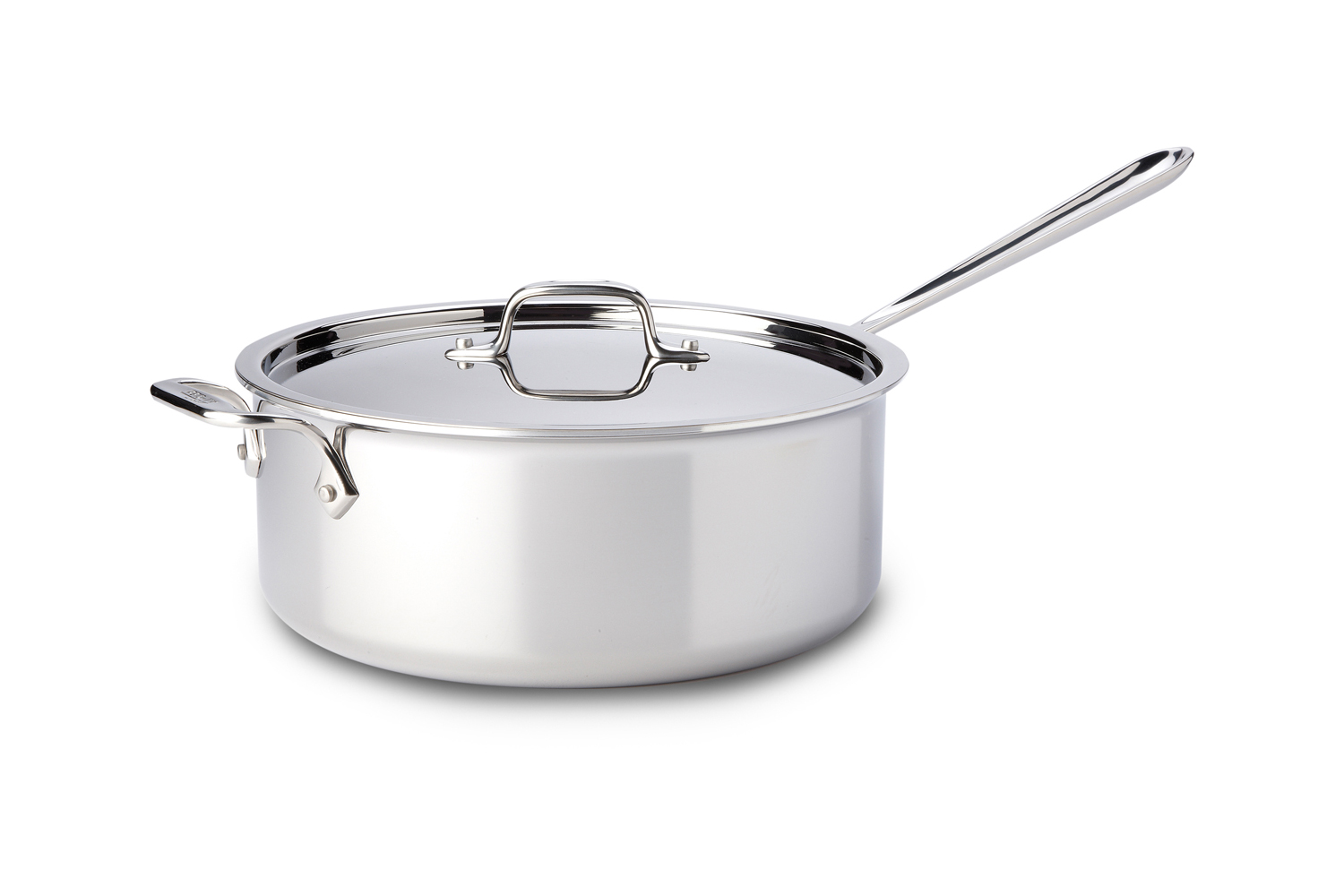 All-Clad Stainless 6-Quart Deep Saute Pot with Lid (4206)