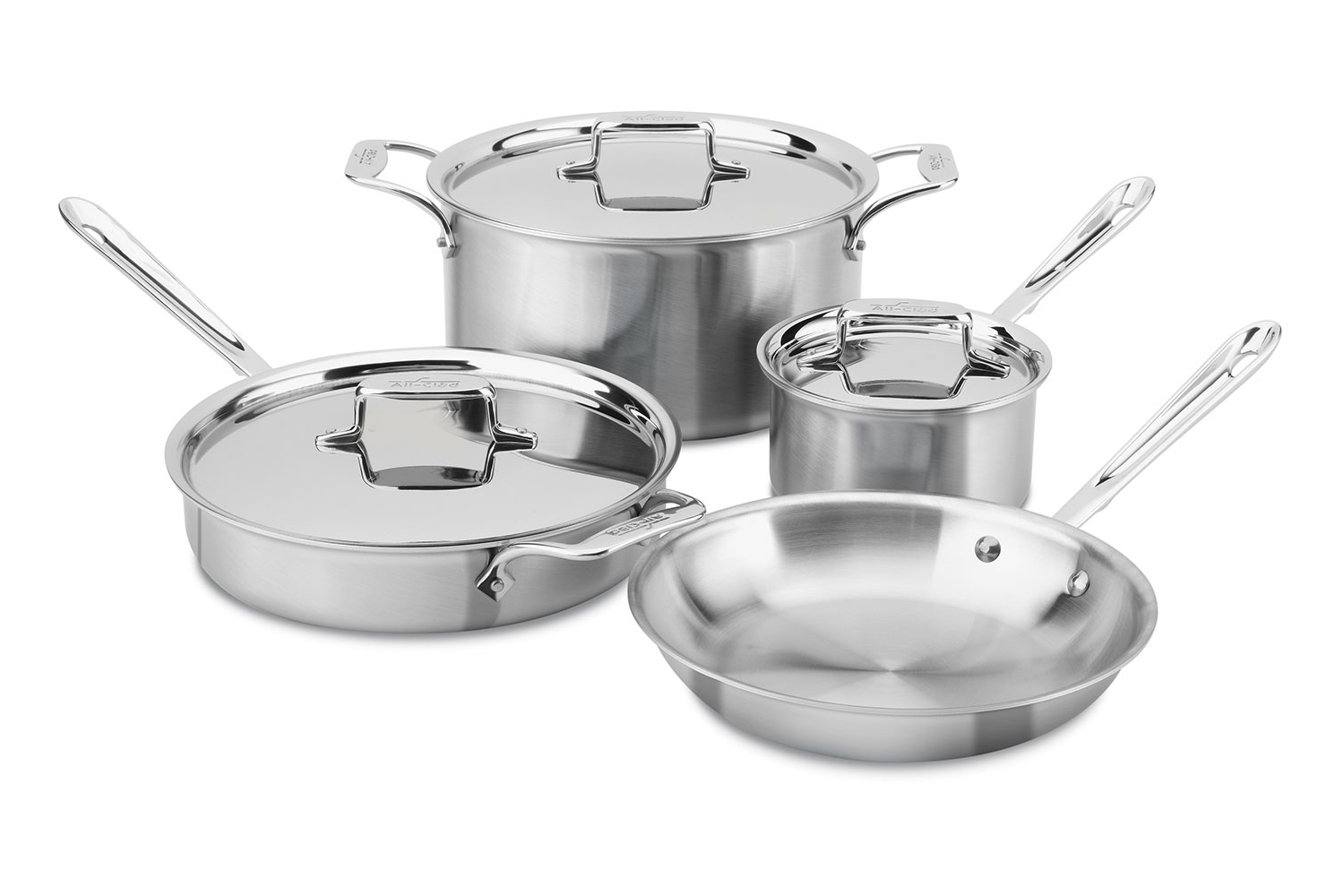 D5 Stainless 5 Piece Cookware Set, 5 Piece Pan Set