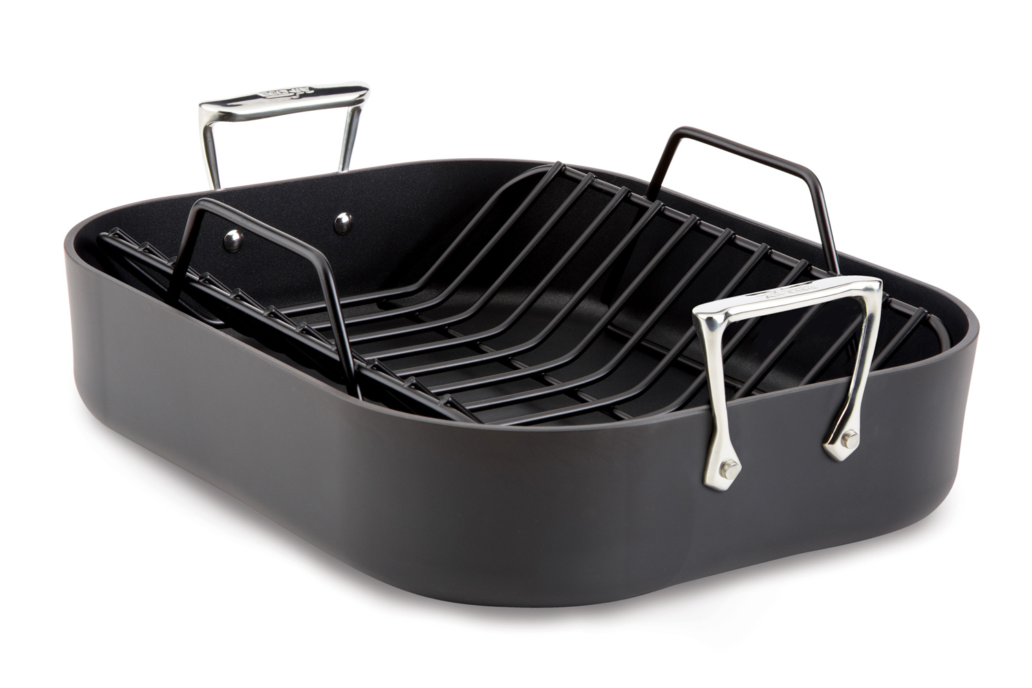 16-Inch x 13-Inch Hard Anodized Nonstick Roaster with Rack – Anolon