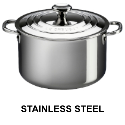 Le Creuset Stainless Steel Cookware