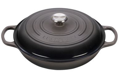 Le Creuset Signature Cast Iron 5 qt. Oyster Braiser