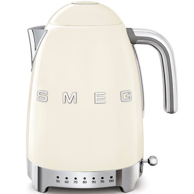 Smeg Cream Stainless Steel 50's Retro Variable Temperature Kettle