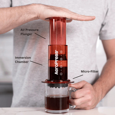 AeroPress Coffee Maker - Clear Colors