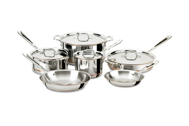 7 Piece Copper Core Cookware Set I All-Clad