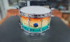 AkustikWorks-Custom Drum series - 7 piece Shell Pack-  Exotic -   Ocean/Sunset/Beach fade Mapa Burl Finish, with 8",  10” and 12” RackToms, 14” and 16” FloorToms, 14" Snare And 22” BassDrum Mapa Burl - (14” Floortom Can be used as a SNOM Snare/Tom)
