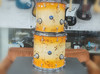 AkustikWorks-Custom Drum series -    7 piece Shell Pack Natural to Orange Burst Mapa Burl Finish, with 8",  10” and 12” RackToms, 14” and 16” FloorToms, 14" Snare And 22” BassDrum Mapa Burl - (14” Floortom Can be used as a SNOM Snare/Tom)