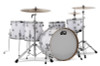 DW Collector Series Custom Drum Set White Glass 