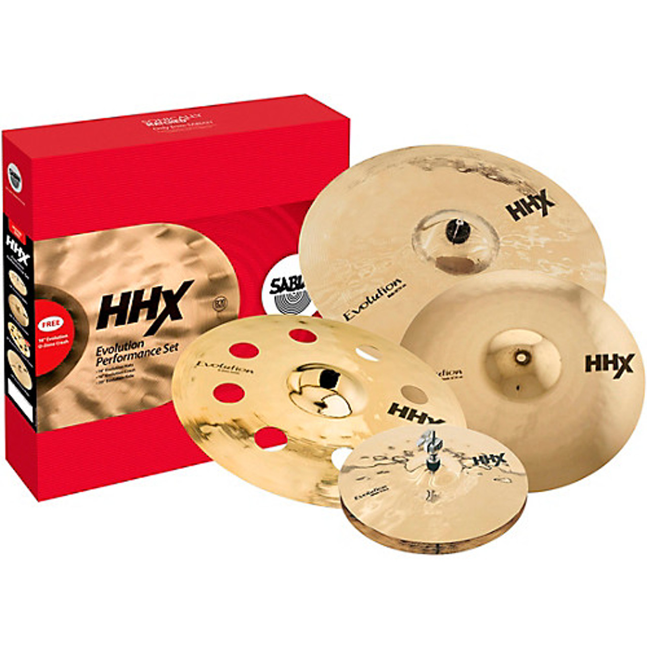 Sabian HHX Evolution Performance Set HHX Cymbal Set with 14 