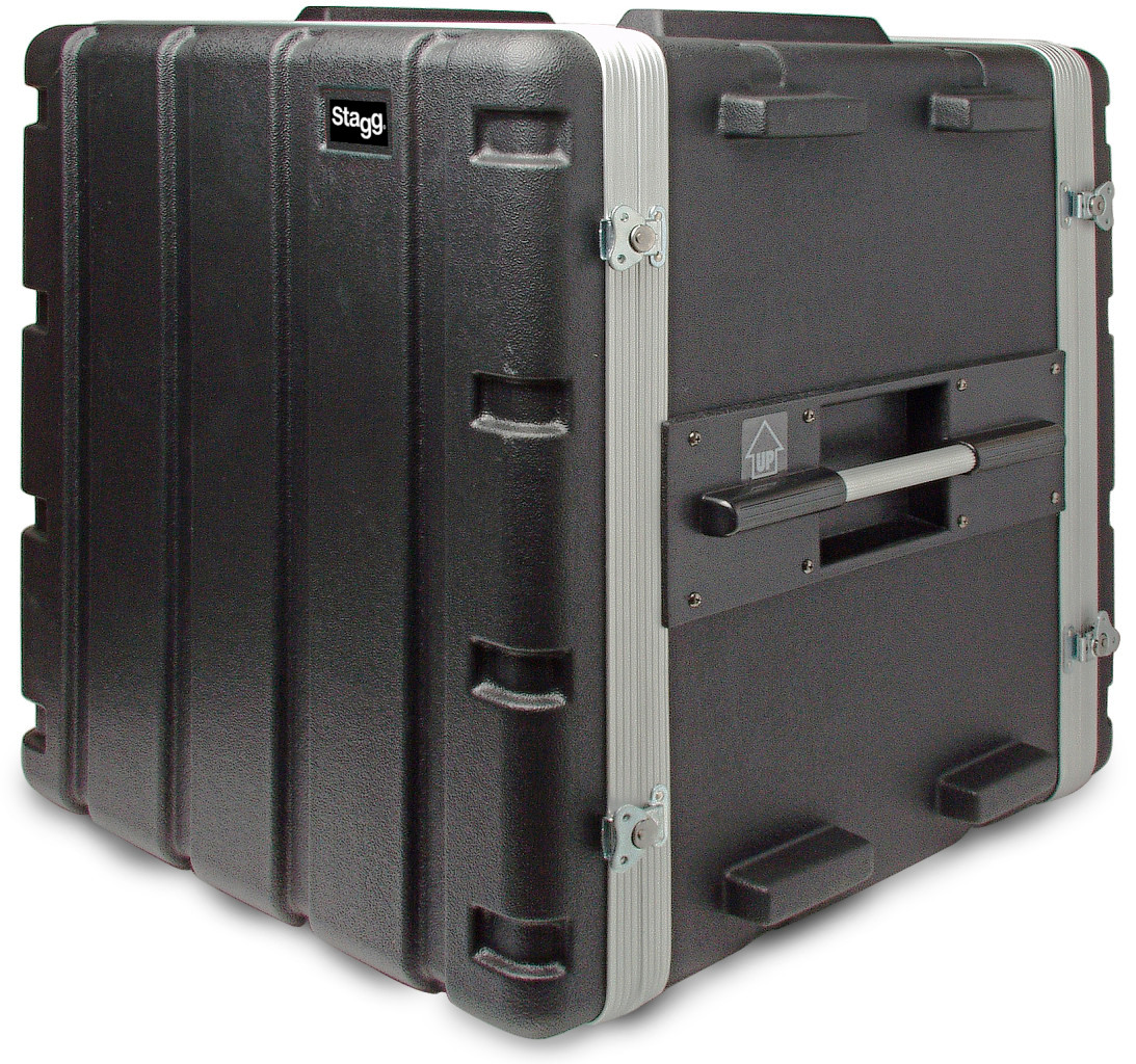 Stagg ABS-12U Case for 12-Unit Rack - Black - Musical Garage