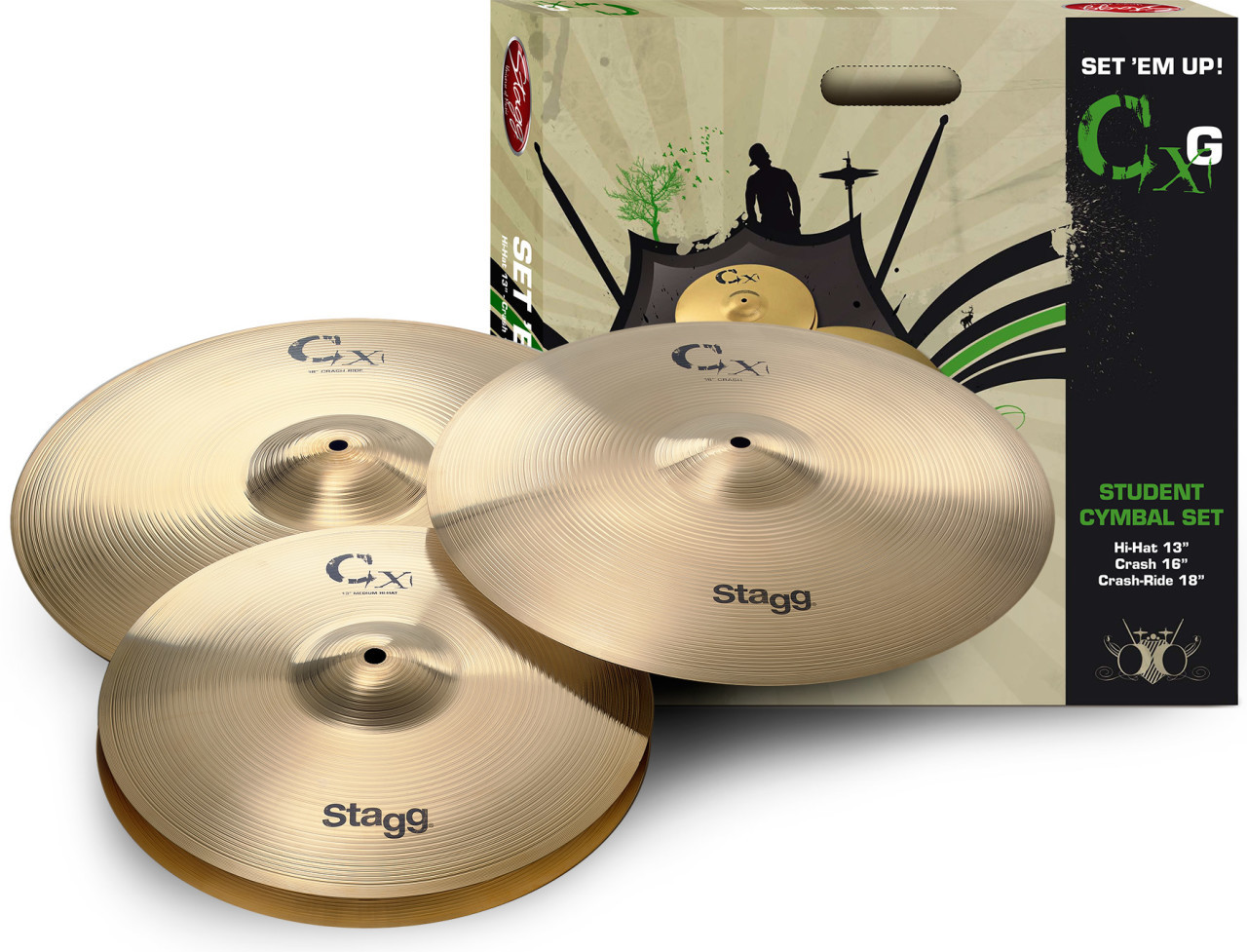 Stagg Hi-Hat Cymbals (GENG-HM14D)