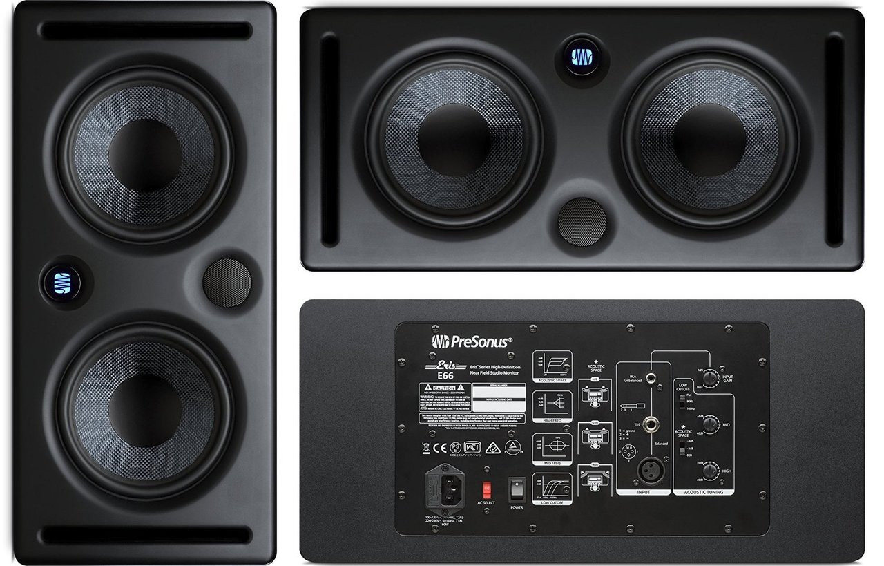 presonus eris e66 studio monitors