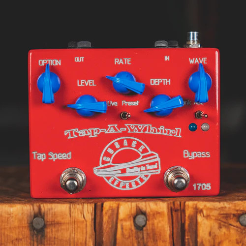 Cusack Effects Tap-A- Whirl Tremolo Pedal with: