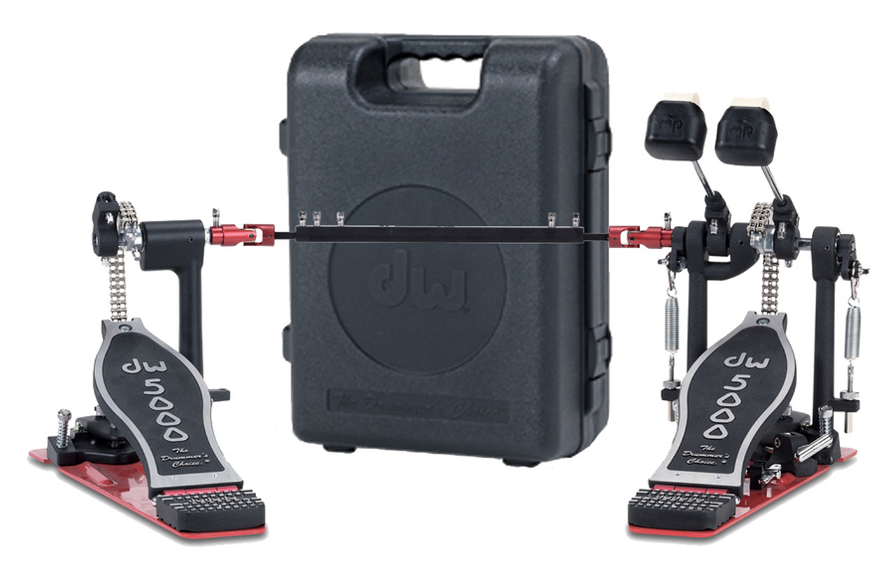 DW DWCP5002AD4 5000 Series Accelerator Double Bass Drum Pedal Dual