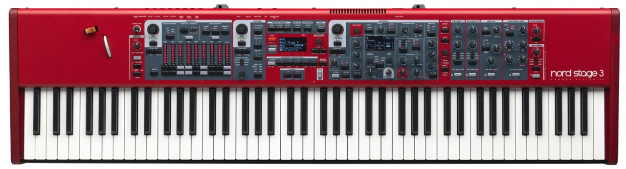 Nord Stage 3 88 Stage Keyboard 88-key Digital Stage Piano with Synth,  Organ, and Piano Sound Generators and 2GB Memory for Nord Piano Library -  Musical Garage SCH
