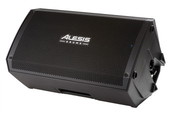 Alesis Strike Amp 12 MK2 Drum Amplifier 2500W Electronic Drum Amplifier for Alesis Drum Kits with 12" Woofer, 1" HF Compression Driver, 2 XLR/1/4" Combos, 2 Volume, XLR Out, and Bluetooth
