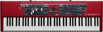 Nord Electro 7 HP 73-key Stage Piano 73-note Stage Piano with "Kawai" Hammer-action Keybed, Piano, Organ, and Synth Sounds, Physical Drawbars, Onboard FX, and Rotary Speaker Emulator