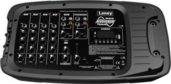 Laney AH210 Audiohub Venue PA System with Two 10" Speakers and Detachable 6-Channel Mixer