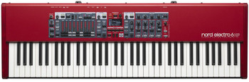 Nord Electro 6 HP 73-note Stage Piano with Hammer Action Keybed, Piano and Organ Sounds, Effects, USB, and Rotary Speaker Emulator