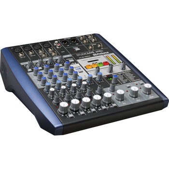 PreSonus StudioLive AR8c Mixer and Audio Interface with Effects 8-channel Analog Mixer with 24-bit/96kHz Stereo SD Recorder, 3-band EQ, Built-in Effects, 8-in/4-out USB Audio Interface, Studio One Artist DAW, and Studio Magic Plug-in Suite - Mac/PC