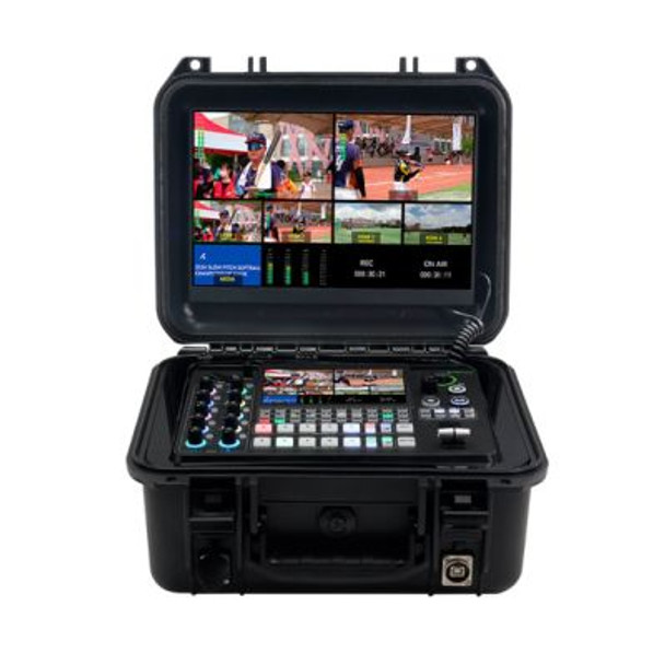 RGBLink mini-edge Standard Kit All-in-one Video Switcher with 5.5" LCD, 17 Effect Modes, Joystick, and Web Control and Monitoring