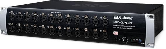 PreSonus StudioLive 32R 34-input, 32-channel Rackmount Digital Mixer ...