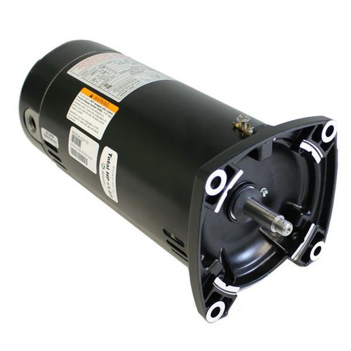 USQ1102 Pool Pump Motor 48Y Frame 1 HP Square Flange 115/230V
