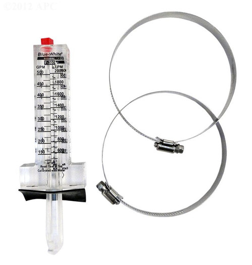 Blue-White 4 Inch PVC Flowmeter 75-420 GPM - F-30400P