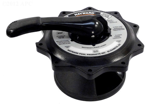 Hayward SPX0715BA3 Vari-Flo Key, Cover & Handle Assembly for SP0715 / SP0716  - Black