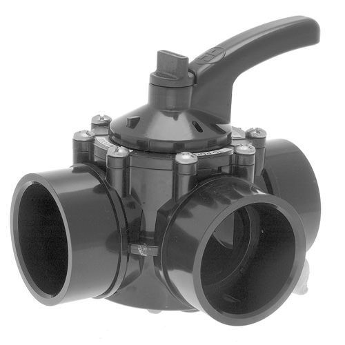 Hayward 3-Way PVC Diverter Valve - 1.5 Inch x 2 Inch - PSV3SDGR