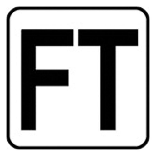 Pool Depth Marker - FT - Vinyl Stick On 6 In x 6 In - Deck