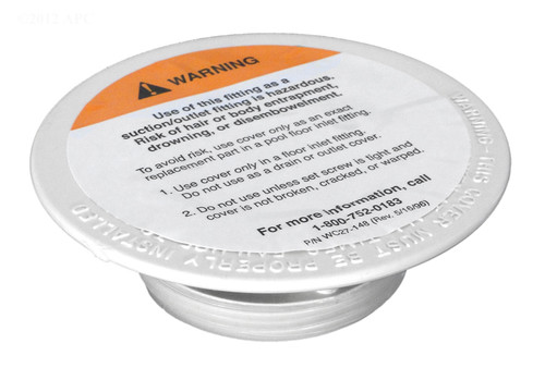 Sta-Rite 08417-0005 Floor Return Grate - White