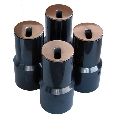 Jandy JDJ2004 Pool Deck Jets with Bronze Cover Plates - Set of 4