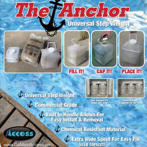 Main Access Universal Pool Step Anchor