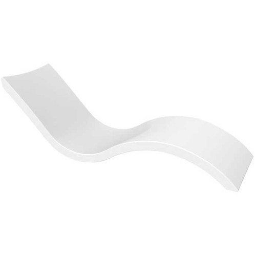 Ledge Lounger Signature Collection Chaise - White - LL-SG-C-W